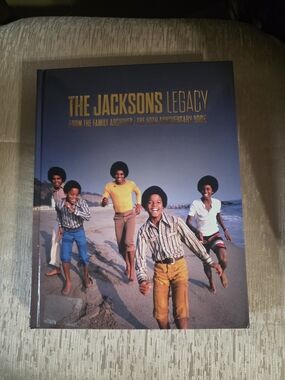 The Jacksons Legacy: 50th Anniversary Hardcover Book - Blue Cover